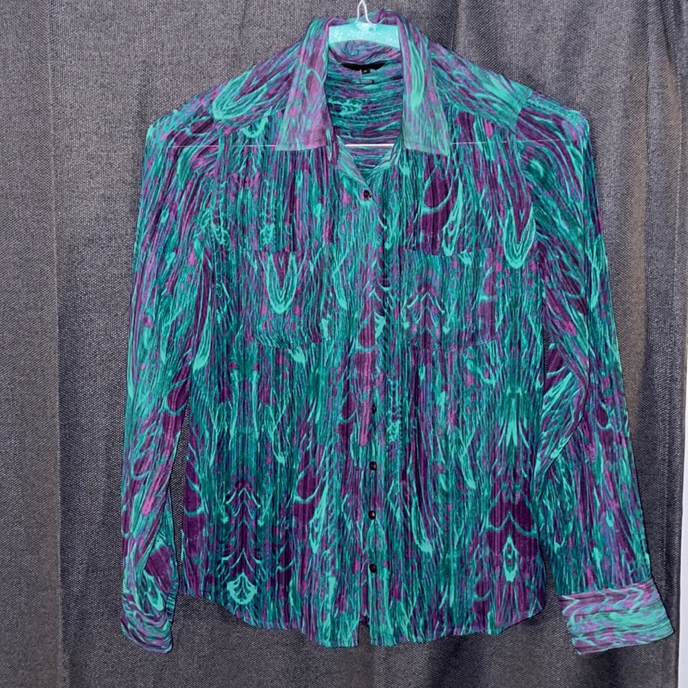 Guess Print Button Down - image 1